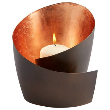 Mars Candle or Candle Holder, Copper