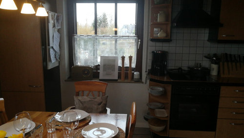 Neue Küche niedrige Fensterbank