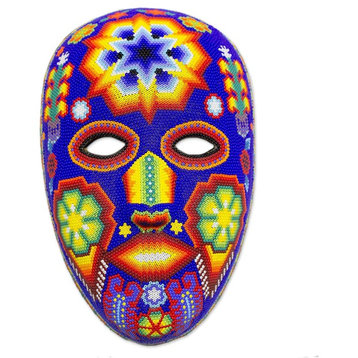 Handmade Estrella Beadwork mask - Mexico