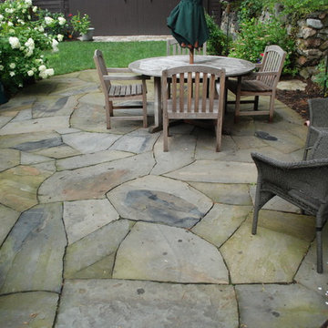 Broken Bluestone Patio Space