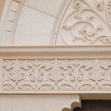Entry Pediment Detail
