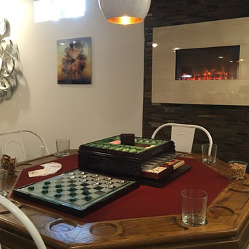 Basement Family Room & Entertainment Space