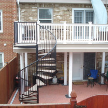 Spiral deck Stairs