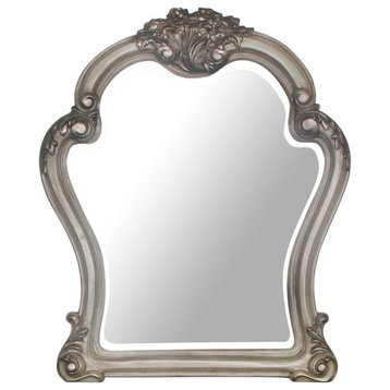Dresden Mirror, Vintage Bone White