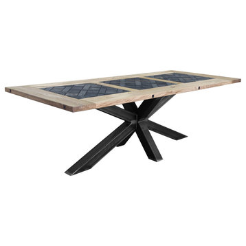 EDDER-CRUE Solid Wood Dining Table