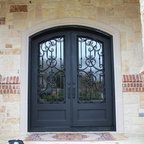 Exterior door transom