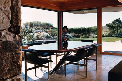 Trendy dining room photo in New York