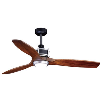 Vaxcel Lighting Curtiss 52 Curtiss 52" 3 Blade Indoor Ceiling Fan - Matte Black