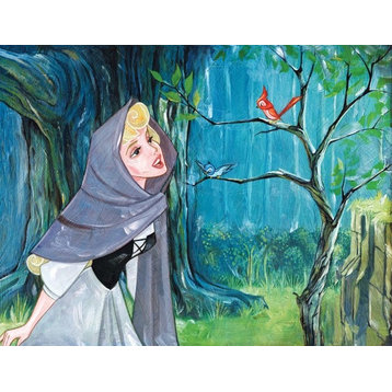 Disney Fine Art Singing with the Birds by Jim Salvati, Gallery Wrapped Giclee