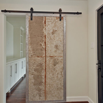 FOYER WITH BARN SLIDING DOOR