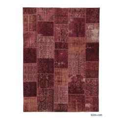 Over-dyed Anatolian Patchwork Rug - Rugs
