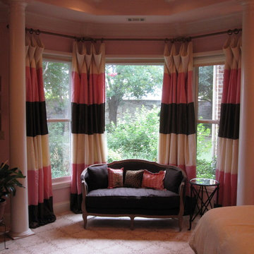 Pink and Brown Bedroom