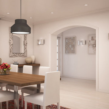 Progettazione d'interni - Entry and Living room