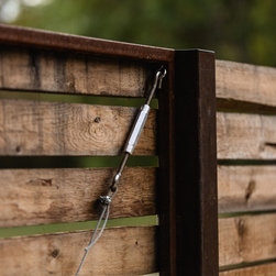 Rosedale Modern Courtyard - Home Fencing And Gates