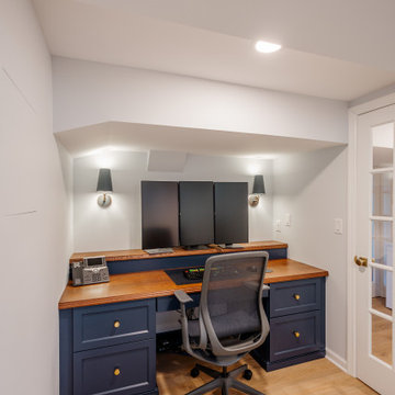 Woodcroft Basement Office - Summit NJ
