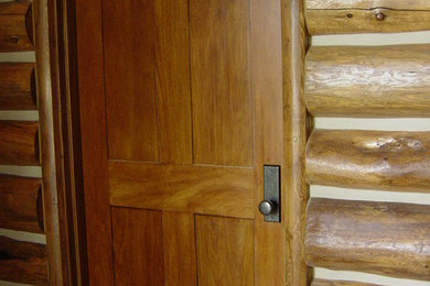 Example of a mountain style staircase design in Other