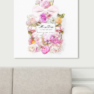 Oliver Gal 'Purple Beautiful Bouquet' Canvas Art