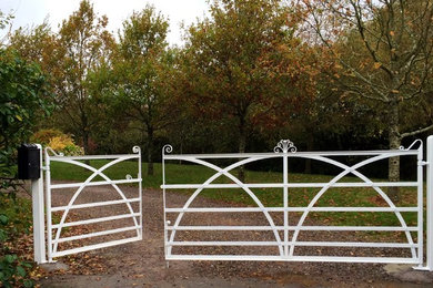 traditional iron gates