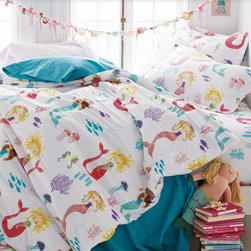 Mermaid Magic Percale Kids Duvet Cover - Products