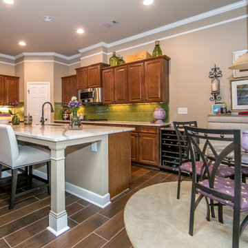Striking Kitchen Island