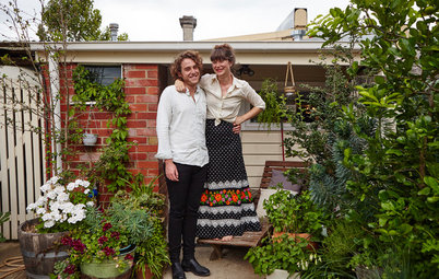 My Houzz: An Upcycled Home for Two on a Budget