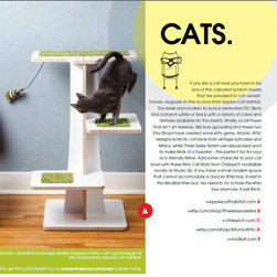 Square Cat Habitat - Modern in Denver - Pet Supplies