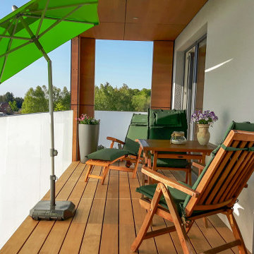 Decking for Large Balcony - Labella made with Accoya wood