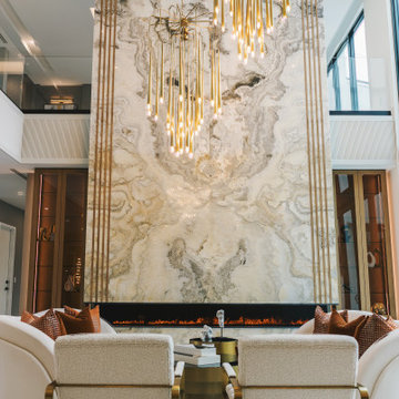 Symmetry & Asymmetry: Living Room Elegance