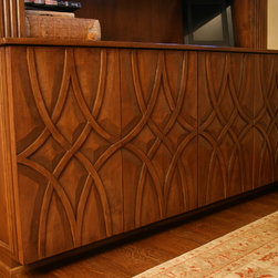 Hand Carved Bookcase - Bookcases