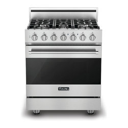 Viking 3 Series 30" Dual Fuel Range, Stainless Liquid Propane | RVDR3305BSSLP - Gas Ranges And Electric Ranges