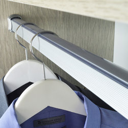TAG Hardware | SIgnature Pole in Matte Aluminum - Clothes Hangers