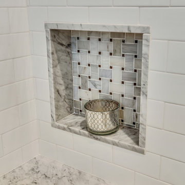 Nantucket to Natick White Master Bath
