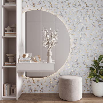 White Gold 12x12 Honed Hexagon PVC Peel & Stick Tile