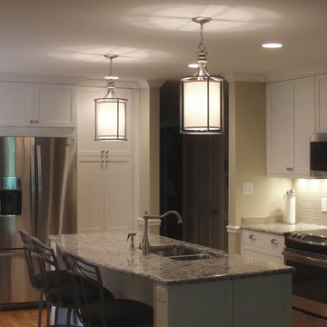 Modern Cabinets with Traditional Accents