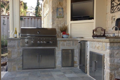 Patio - rustic patio idea in Dallas