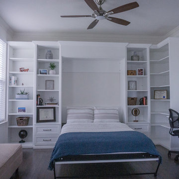 Wall Bed and Home Office Combo
