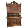 Consigned Buffet Renaissance Antique French 1900 Impressive Carved Walnut Large