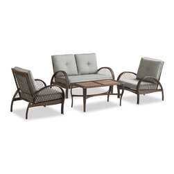 Bali 4 Piece Conversation Set - Outdoor Lounge Sets