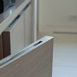 Custom Made Recessed Pull - Cabinet And Drawer Handle Pulls