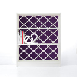 PANYL Violet Quatrefoil for IKEA BILLY - Home Decor