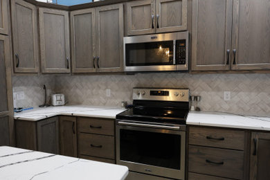 Kitchen - modern kitchen idea in Other