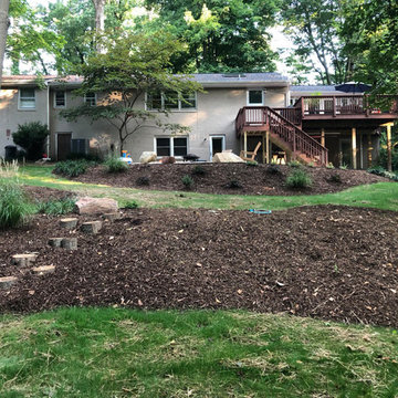 Residential Backyard by Designer Steve Fisher of Watkins Nurseries, Inc.