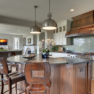 Teal Backsplash | Houzz