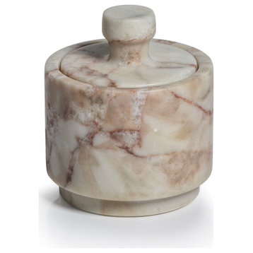 Rezi Matte Marble Lidded Jar
