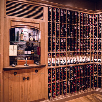 Collector’s Edition - Traditional Wood Wine Storage by Genuwine Cellars