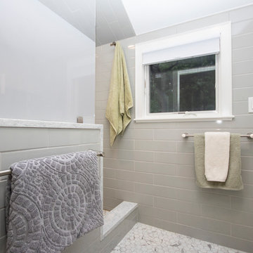 Lovely Transitional Bathroom Renovation