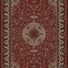 Concord Global Persian Classics 2030 Isfahan Rug 2'7"x5' Red Rug