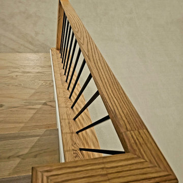 Project #110 | Beautiful Curved Staircase with Circular Balcony