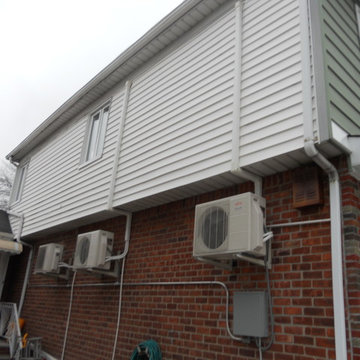 Ductless Air conditioning inside unit and outside unit pictures