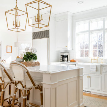 White Kitchen Cabinets in Cheshire, Connecticut